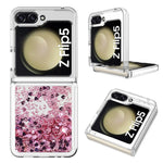 For Samsung Galaxy Z Flip5 5G TPU Case Glitter Quicksand Shockproof Phone Back Cover