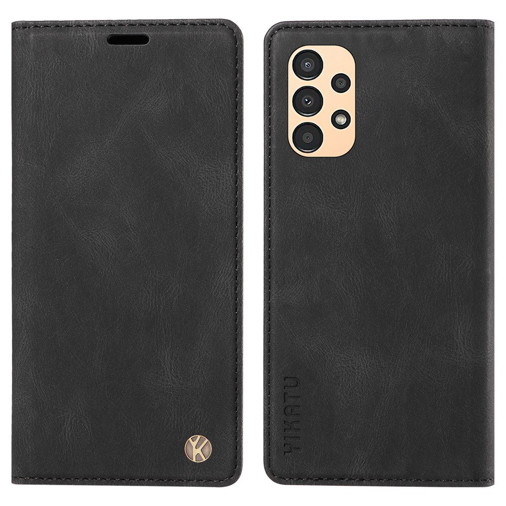 YIKATU YK-004 til Samsung Galaxy A32 5G / M32 5G, Skin-touch flipstativcover, PU-læderpungcover