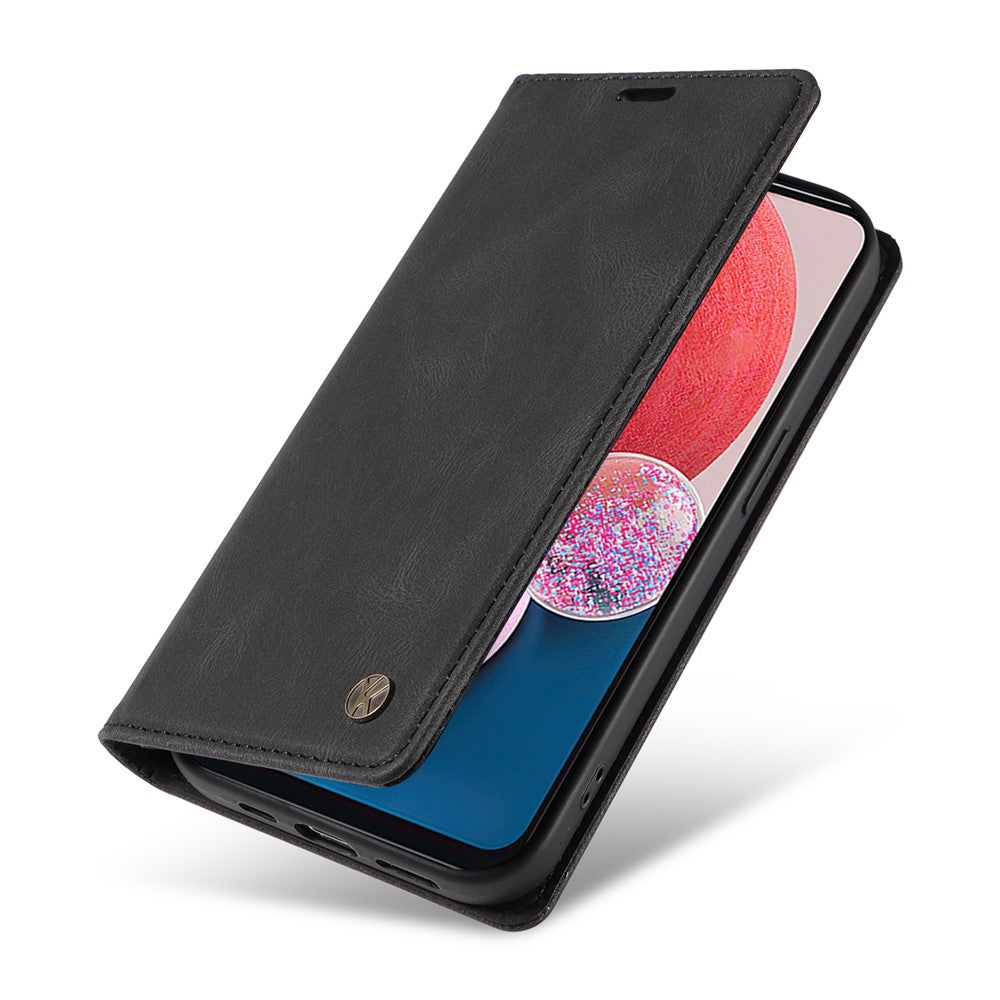 YIKATU YK-004 til Samsung Galaxy A32 5G / M32 5G, Skin-touch flipstativcover, PU-læderpungcover
