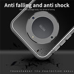 MOFI Transparent Phone Case for Honor X50 , Soft TPU Protective Cell Phone Cover