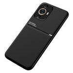 Huawei Nova 11 / Nova 12s 4G / Nova 12 Lite 4G PU-läder + TPU-skal med inbyggd magnetisk hållare metallplåt
