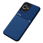 Huawei Nova 11 / Nova 12s 4G / Nova 12 Lite 4G PU-läder + TPU-skal med inbyggd magnetisk hållare metallplåt