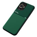 Huawei Nova 11 / Nova 12s 4G / Nova 12 Lite 4G PU-läder + TPU-skal med inbyggd magnetisk hållare metallplåt