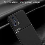 Linjer Präglat mobilskal för Xiaomi 13 Lite / Civi 2 5G, Magnetiskt Bilfäste Läder + TPU mobilskal