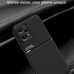 Xiaomi Redmi Note 12 Turbo / Poco F5 5G Magnetiskt Bilmonteringsskal Läder + TPU-skydd