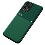 Xiaomi Redmi Note 12 Turbo / Poco F5 5G Magnetiskt Bilmonteringsskal Läder + TPU-skydd
