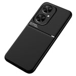 Phone Case for Huawei Maimang 20 / Enjoy 60 Pro / nova 11i , PU Leather+TPU Magnetic Car Holder Phone Cover
