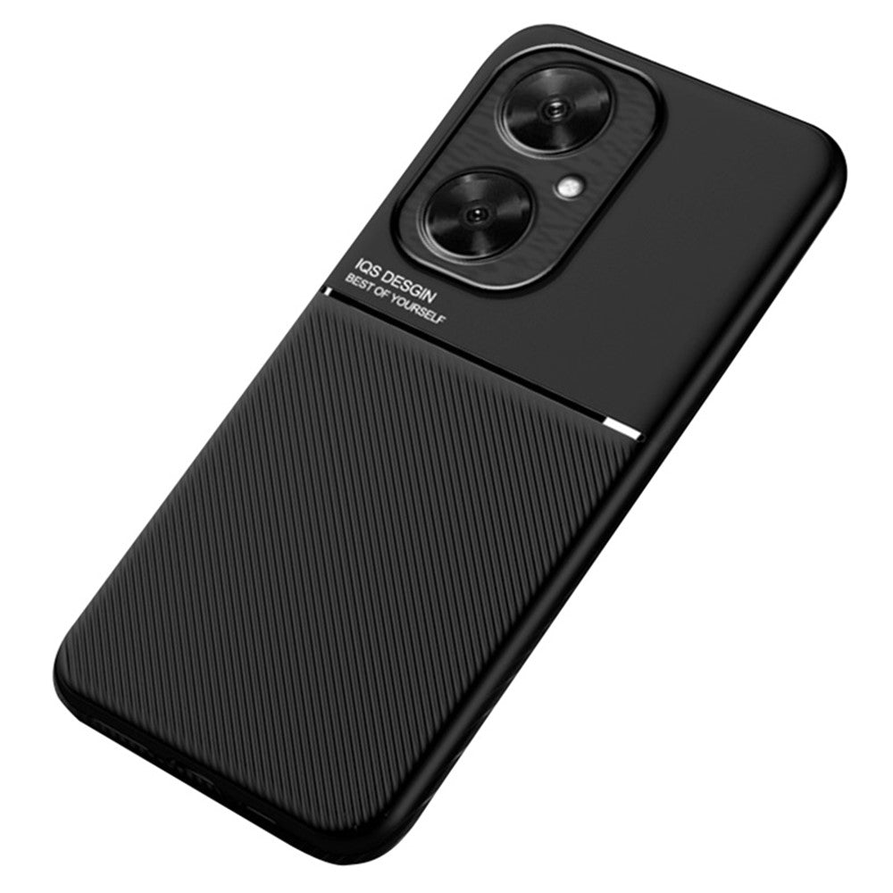 Phone Case for Huawei Maimang 20 / Enjoy 60 Pro / nova 11i , PU Leather+TPU Magnetic Car Holder Phone Cover