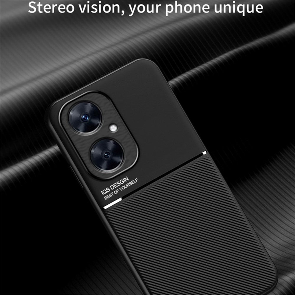 Phone Case for Huawei Maimang 20 / Enjoy 60 Pro / nova 11i , PU Leather+TPU Magnetic Car Holder Phone Cover