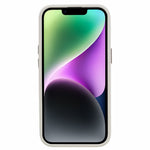 Til iPhone 15 Flydende Silikone+PC Telefoncover Aluminiumlegering+Hærdet Glas Linsebeskyttelse Bagside