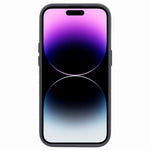 Til iPhone 15 Pro Flydende Silikone+PC Bagcover Aluminiumslegering+Hærdet Glas Linsebeskyttelse Telefoncover