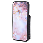 Style 008 Protective Phone Case for iPhone 12 Pro Max 6.7 inch RFID Blocking Imprinted PU+TPU Phone Cover with Straps