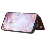 Stil 008 För Samsung Galaxy A14 5G / A14 4G Stativskal PU-läder + TPU RFID-blockerande mobilskal med handledsrem