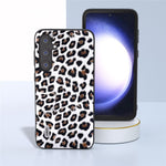 ABEEL For Samsung Galaxy S23 FE Leopard Texture Phone Case PU Leather+TPU+PC Anti-Drop Cover