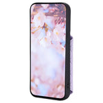 Style 008 Kortholdercover til iPhone 12 Pro Max 6,7 tommer, RFID-blokerende PU-læder+TPU-telefoncover med støttefod og håndrem