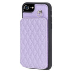 Style 008 Phone Cover for iPhone 6 / 6s / 7 / 8 / SE (2020) / SE (2022) , PU Leather+TPU RFID Blocking Fall-proof Kickstand Shell with Wrist Strap