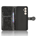 For Samsung Galaxy S23 FE Phone Wallet Case Dot Imprinted Stand PU Leather Cover