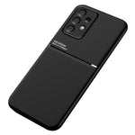 Phone Case for Samsung Galaxy A23 4G / A23 5G (Global Version) , PU Leather+TPU Lines Imprinted Cover