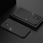 mobilskal för Samsung Galaxy A23 4G / A23 5G (Global version), PU-läder + TPU-mönster med linjer