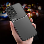 Phone Case for Samsung Galaxy A23 4G / A23 5G (Global Version) , PU Leather+TPU Lines Imprinted Cover