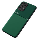 mobilskal för Samsung Galaxy A23 4G / A23 5G (Global version), PU-läder + TPU-mönster med linjer