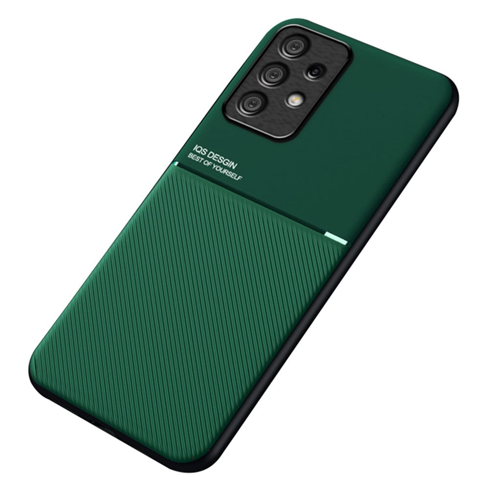 mobilskal för Samsung Galaxy A23 4G / A23 5G (Global version), PU-läder + TPU-mönster med linjer