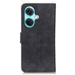 KHAZNEH För OnePlus Nord CE3 5G Retro Texture Plånboksfodral i Läder med Stativ Mobilmobilskydd