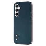ABEEL For Samsung Galaxy A24 4G (162.1 x 77.6 x 8.3mm) Genuine Cow Leather+PC+TPU Case Nappa Texture Protective Phone Cover
