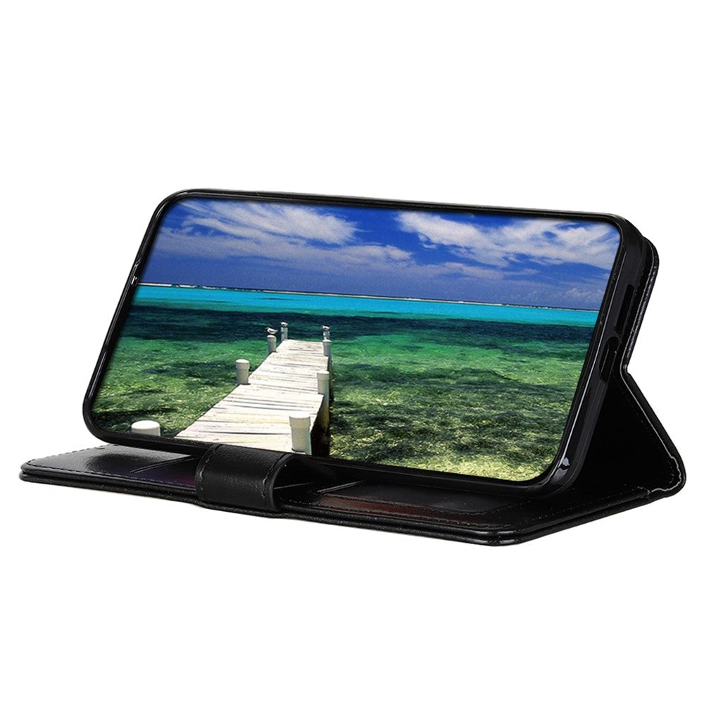 OnePlus Nord CE3 5G-cover med Crazy Horse-tekstur, pung, PU-læder, stativ og mobilskal