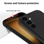 For Samsung Galaxy A25 5G (Global) (161.0 x 76.5 x 8.3mm) Phone Case Liquid Silicone Cover with Strap