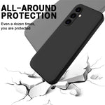 For Samsung Galaxy A25 5G (Global) (161.0 x 76.5 x 8.3mm) Phone Case Liquid Silicone Cover with Strap