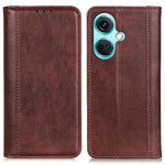 For OnePlus Nord CE3 5G Wallet Case Split Leather Stand Litchi Texture Shockproof Phone Cover