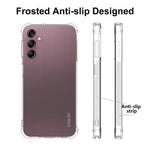 ENKAY HAT PRINCE TPU Cover for Samsung Galaxy A24 4G (162.1 x 77.6 x 8.3mm) , Transparent Phone Case with High Aluminium-silicon Glass Screen Film