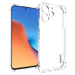 ENKAY HAT PRINCE skridsikkert, stribet, gennemsigtigt TPU-mobilcover til Xiaomi Redmi 12 4G