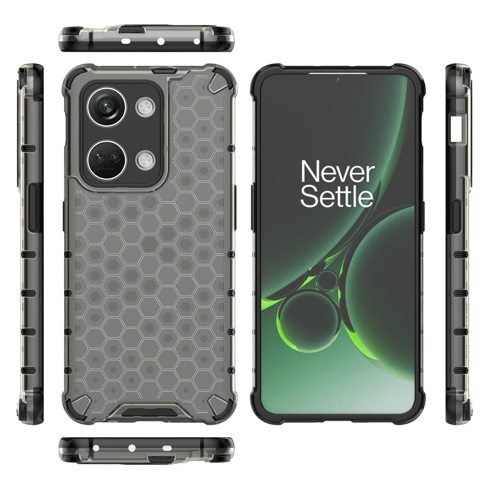 OnePlus Nord 3 5G / Ace 2V Fallskyddande mobilskal med bikakestruktur, stötsäkert fodral