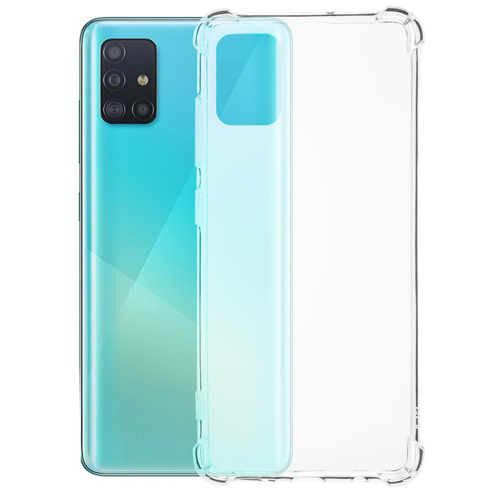 Samsung Galaxy A51 4G SM-A515 Fallskyddande Mobilskal 1,5 mm Transparent TPU Mobilskal