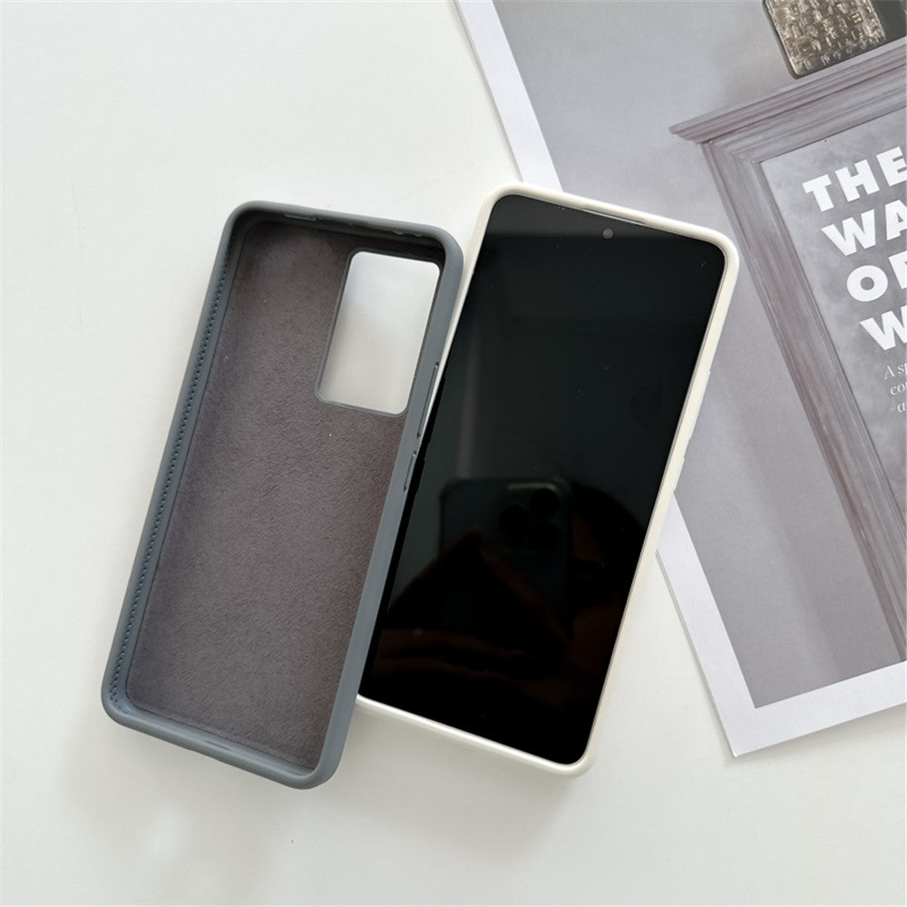 For Xiaomi Redmi K60 5G / K60 Pro 5G / Poco F5 Pro 5G Anti-Scratch Lining Phone Case Liquid Silicone+PC Cover Shell