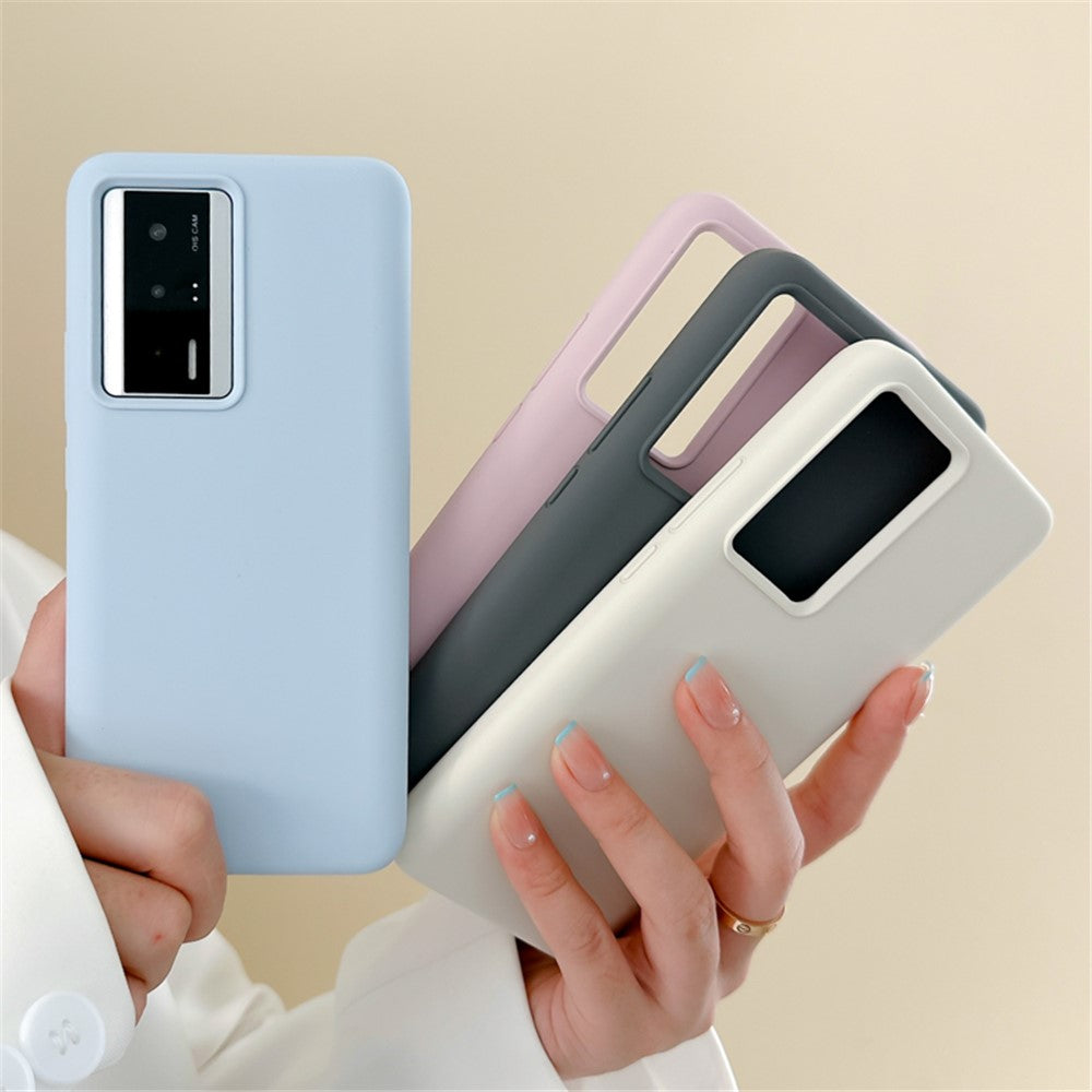 For Xiaomi Redmi K60 5G / K60 Pro 5G / Poco F5 Pro 5G Anti-Scratch Lining Phone Case Liquid Silicone+PC Cover Shell