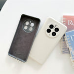 For Huawei Mate 50 Pro 4G Liquid Silicone+PC Phone Case Anti-drop Cover with Soft Lining