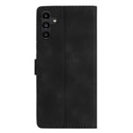 Samsung Galaxy S23 FE Mobilskal Präglat Blomma Magnetiskt Plånboksställ Läder Mobilskal
