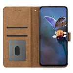 Til iPhone 15 Wallet Flip Cover med Præget Sommerfugl Telefonetui Læder Stand Telefoncover