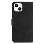 Til iPhone 15 Wallet Flip Cover med Præget Sommerfugl Telefonetui Læder Stand Telefoncover