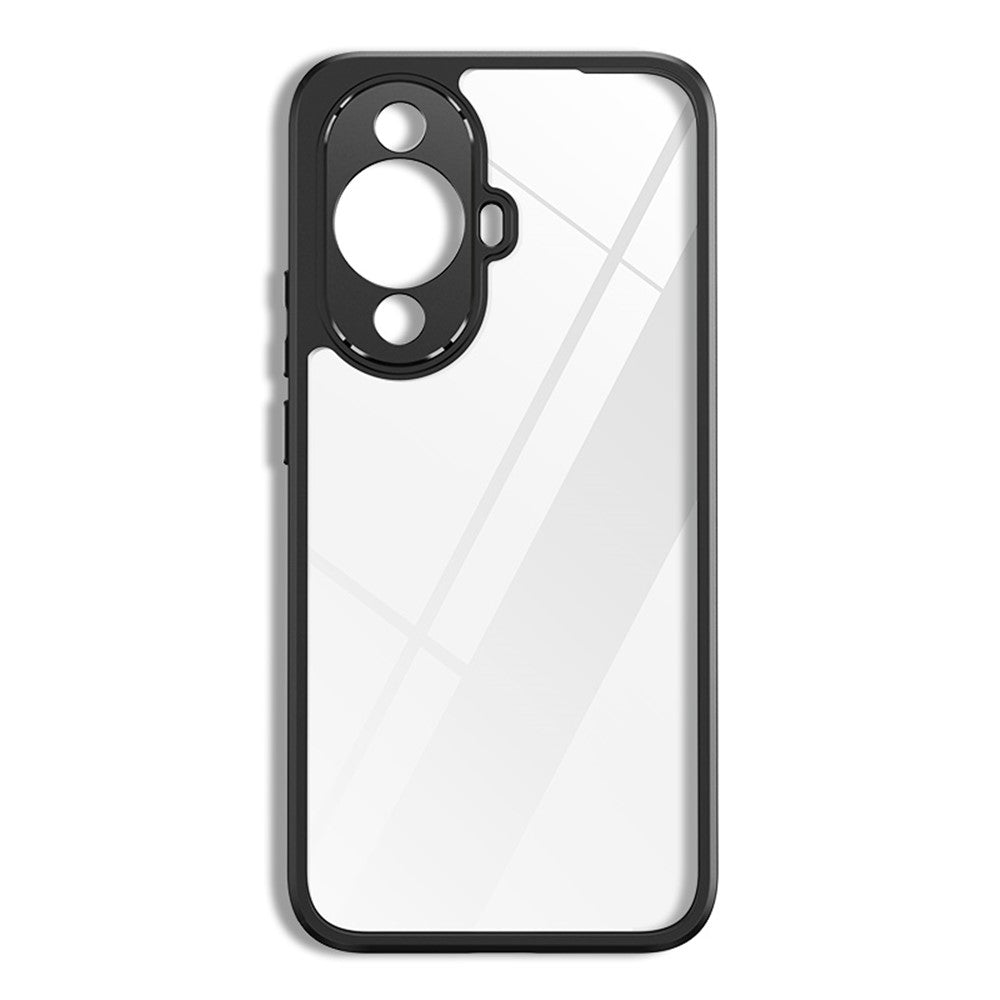 For Huawei nova 11 / nova 12s 4G / nova 12 Lite 4G Clear Phone Shell TPU + Hard PC Transparent Anti-Fingerprint Cell Phone Case