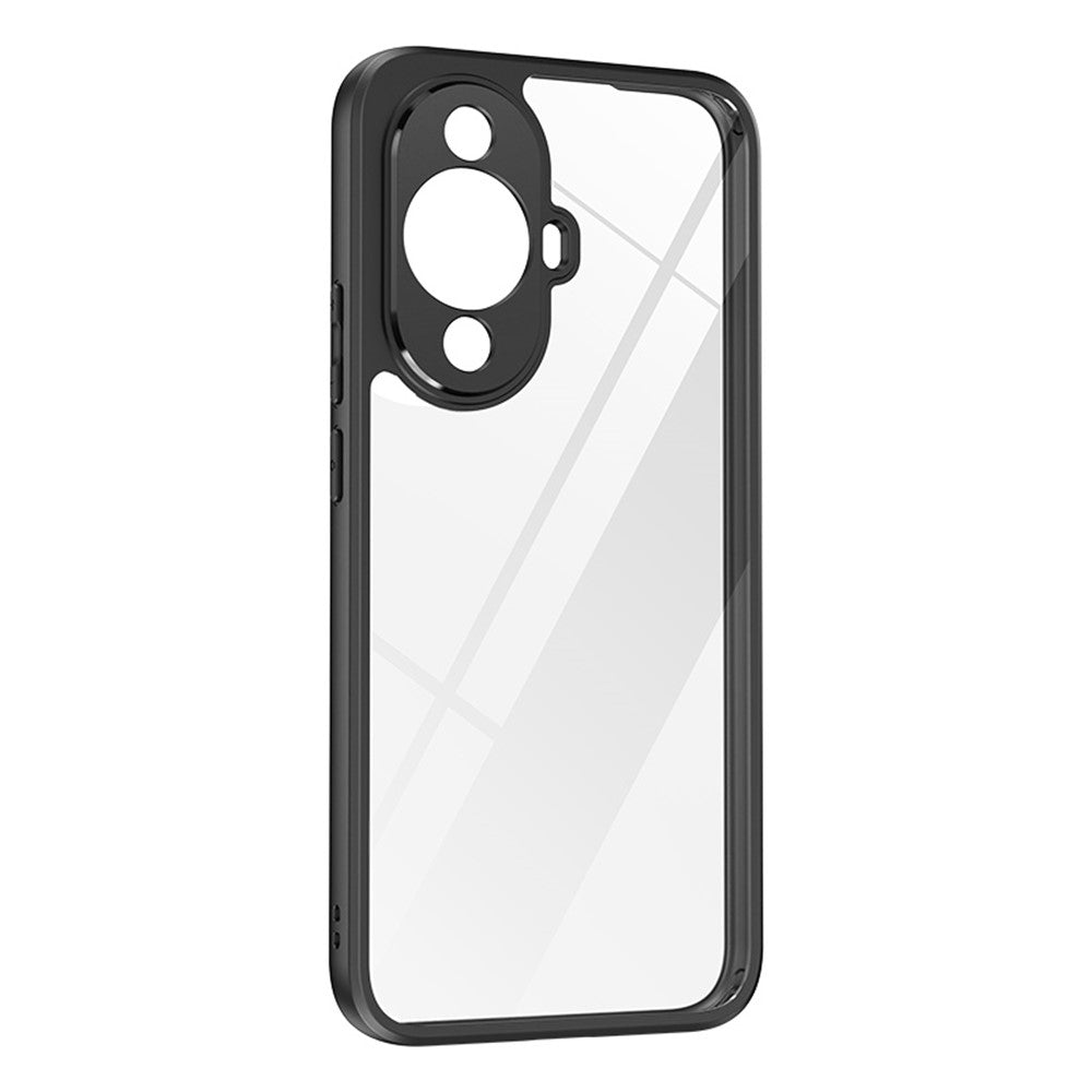 For Huawei nova 11 / nova 12s 4G / nova 12 Lite 4G Clear Phone Shell TPU + Hard PC Transparent Anti-Fingerprint Cell Phone Case