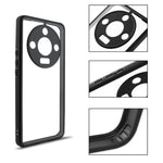 Mobile Phone Case for Honor X50 , Dustproof Phone Cover TPU + Hard PC Transparent Shell