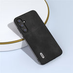 ABEEL Cowhide Texture Phone Case for Samsung Galaxy S23 FE Shockproof PU Leather+TPU+PC Cover
