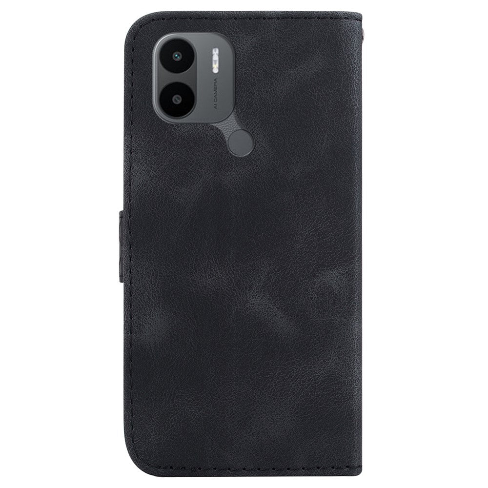 For Xiaomi Poco C50 4G / Poco C51 4G / Redmi A1+ 4G / A2+ 4G 7-Shape Imprinted Leather Cover Wallet Stand Phone Case