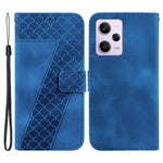 For Xiaomi Poco X5 Pro 5G / Redmi Note 12 Pro Speed 5G / Note 12 Pro 5G Leather Phone Case 7-Shape Imprinted Wallet Stand Cover