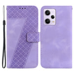 For Xiaomi Poco X5 Pro 5G / Redmi Note 12 Pro Speed 5G / Note 12 Pro 5G Leather Phone Case 7-Shape Imprinted Wallet Stand Cover