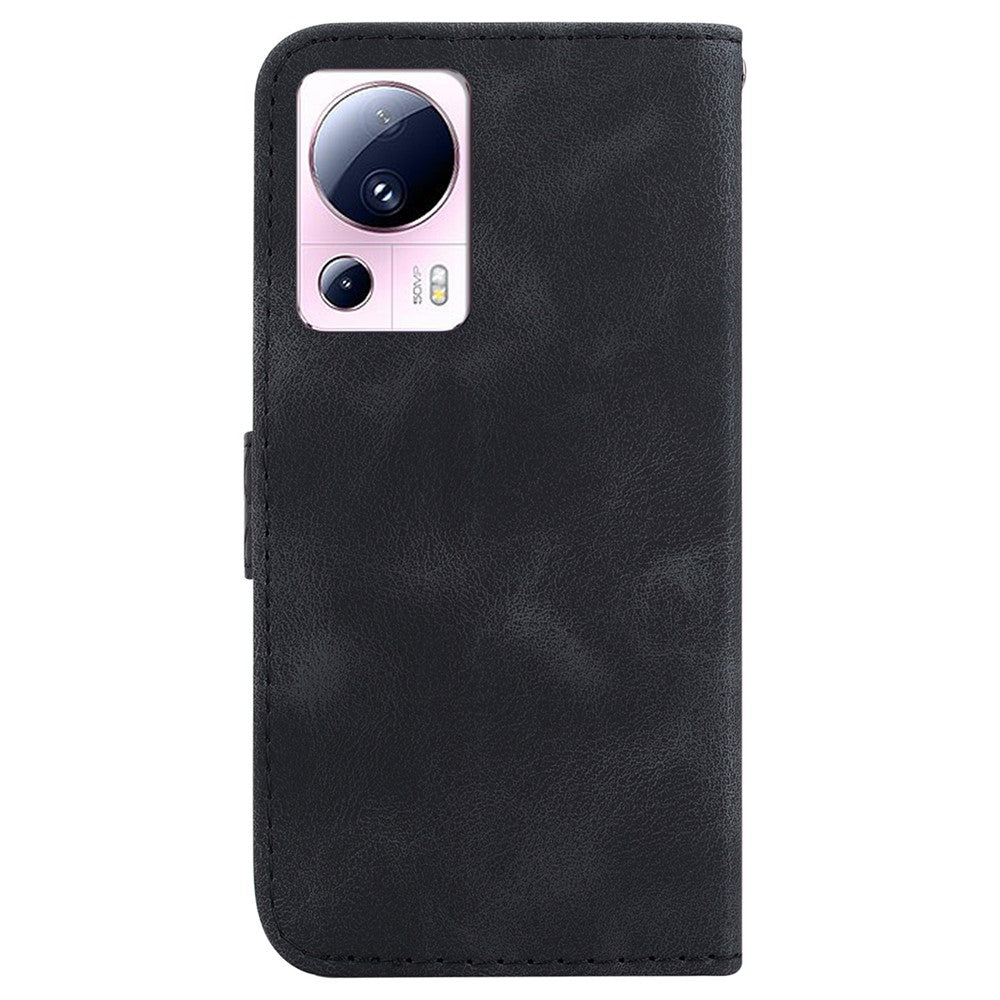 For Xiaomi 13 Lite / Civi 2 5G Hands-free Stand Leather Phone Case Imprinted Wallet Cover
